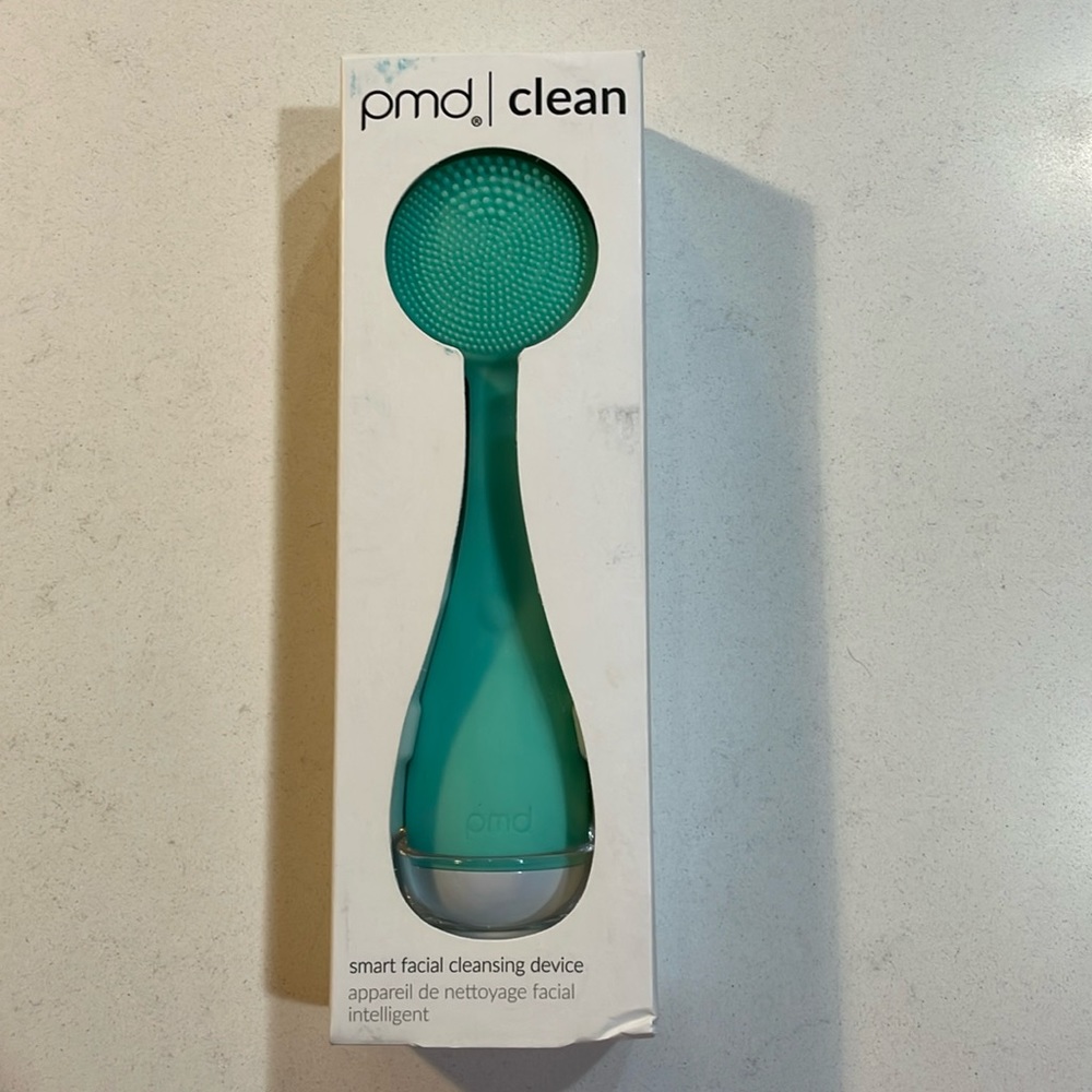 pmd clean smart facial cleansing device/silicone facial brush